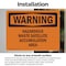 Signmission Hazardous Waste Satellite Accumulation Area OSHA Warning Sign, Vinyl Decal, 10in W x 7in L, 2PK OS-2PACK-WS-D-710-L-12167 - alternate 5